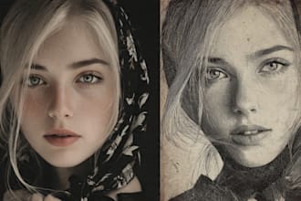 do realistic and semi realistic illustrations for you