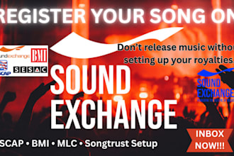 register your music on soundexchange and setup royalty collection