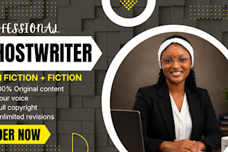 be memoir ghostwriter, biography writer, fiction and nonfiction book ghostwriter