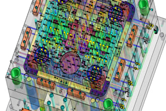 full 3d mold design,dfm analysis,moldflow simulation