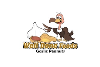 design glamorous unique peanut startup tasty logo