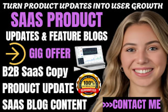 write saas product update blogs and feature release posts