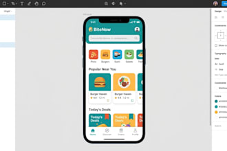 design user friendly mobile UI UX in figma