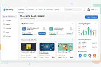 create UI UX for education platforms