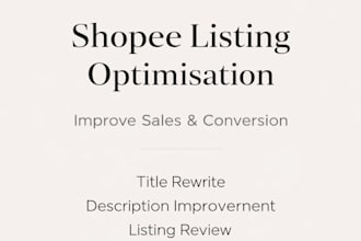 optimise your shopee product listing for better conversion