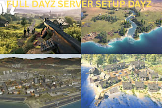 custom dayz server setup with mods, scripts, dayz map design, dayz modding