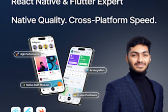 develop a premium mobile app using react native and expo