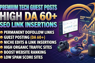 do guest posting on tech and health sites with high da backlinks