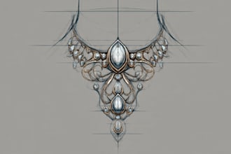 design custom jewelry sketches