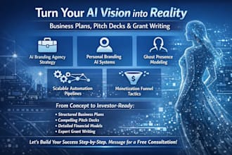 provide business plan for ai branding agency ghost presence and ai persona