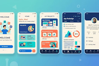 design UI UX with creative concepts