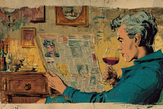 create authentic retro comic illustration