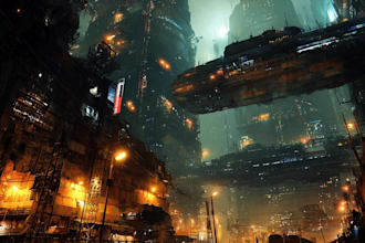 concept art for science fiction