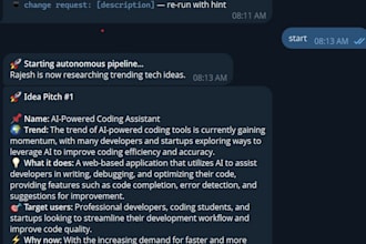 build an ai agent pipeline that codes software