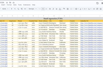 do lead generation, email list building and prospect researh