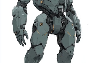 create a futuristic style or mecha