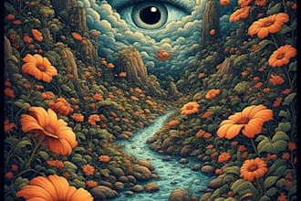 illustration and surreal drawings for you