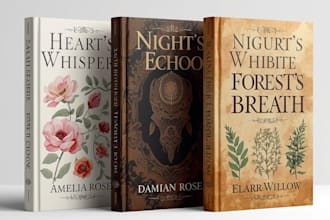 design a professional ebook cover, book cover, wattpad cover