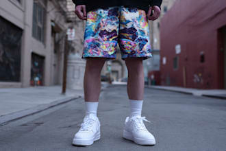 design mesh shorts streetwear shorts