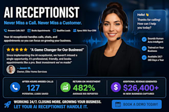build a custom ai receptionist tailored to your business