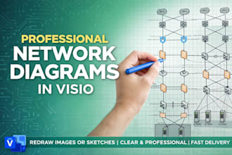 create professional IT infrastructure and network diagrams in visio