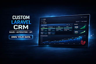 build a custom laravel CRM with sales pipeline