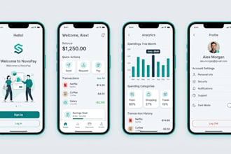 create clean UI UX for startup mobile apps