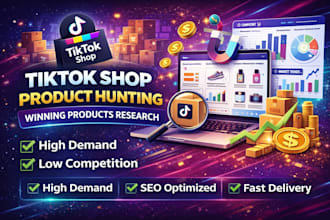 do tiktok shop product hunting and research