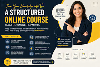write ebook online course, curriculum, training content, online course content