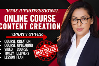 create ebook online course content elearning course curriculum training manul