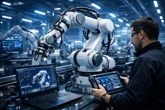 do ros2 robot, software and full stack web development