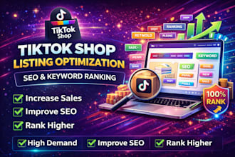 optimize tiktok shop products for better ranking