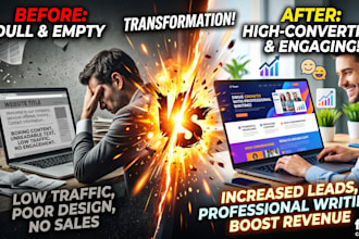 be your SEO website content and web copy writer