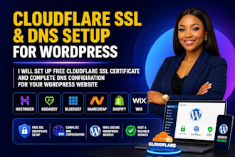 install free cloudfare or custom SSL certificate wordpress  fix cpanel email dns