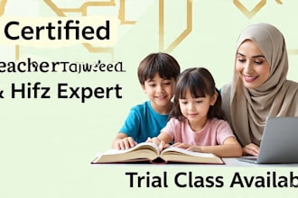be your female quran tutor for tajweed and hifz