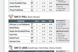 create a personalized workout and nutrition plan for fat loss and muscle