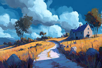 do the landscape illustration or concept art for you