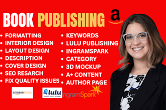 upload book to amazon KDP, ebook upload lulu book  formatting and publishing