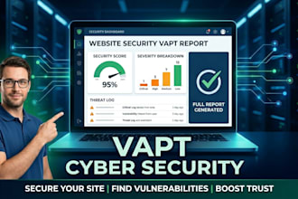 professional website security testing and vapt with a full report