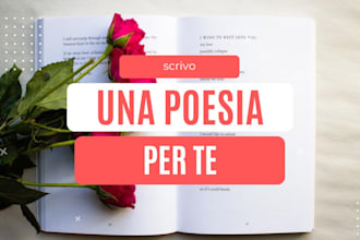 scrivo una poesia per te