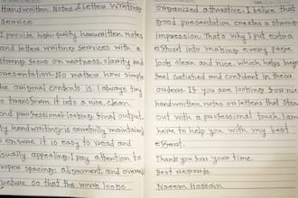 write beautiful handwritten notes and letters