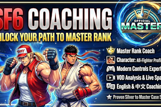 be your sf6 coach to reach master rank with modern controls