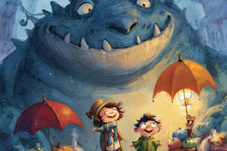 child book illustration, children picture book illustration