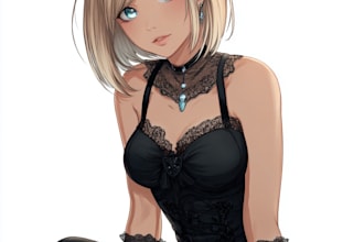 create professional anime character artwork