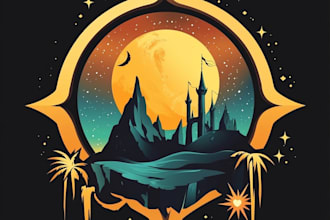 design medieval, fantasy, rpg gaming logo