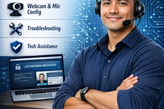 set up exemplify, lsat, hesi, lockdown browser, proctor u, clep, pearson vue