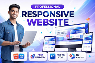 fix HTML CSS bugs and responsive issues