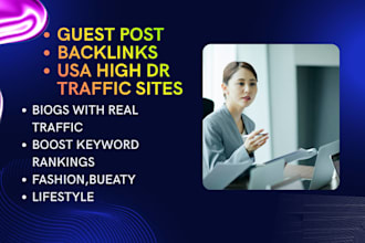 publish guest posts on fashion and beauty blogs in USA with backlinks