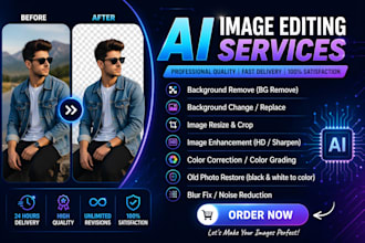 ai photo editing and retouching