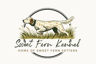 design bold hunting dog or outdoor logo for your brand